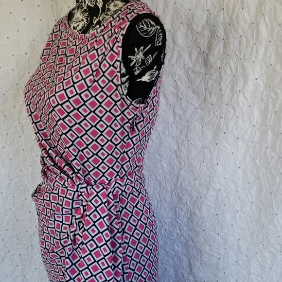 DVF faux wrap sleeveless dress size 0 - Picture 5 of 9